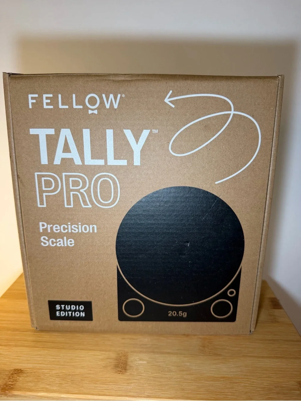 Fellow Tally Pro Studio Digital Coffee Scale - Precision Scale with Glass Top...